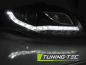 Mobile Preview: LED Tagfahrlicht Design Scheinwerfer für Audi A4 B7 05-08 schwarz